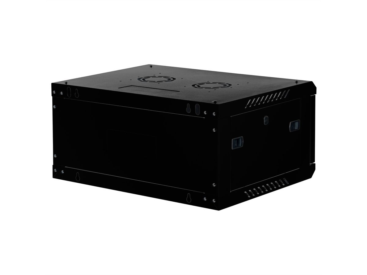 ROLINE 19" Boîtier mural Basic Plus 4U, 600x450 LxP noir