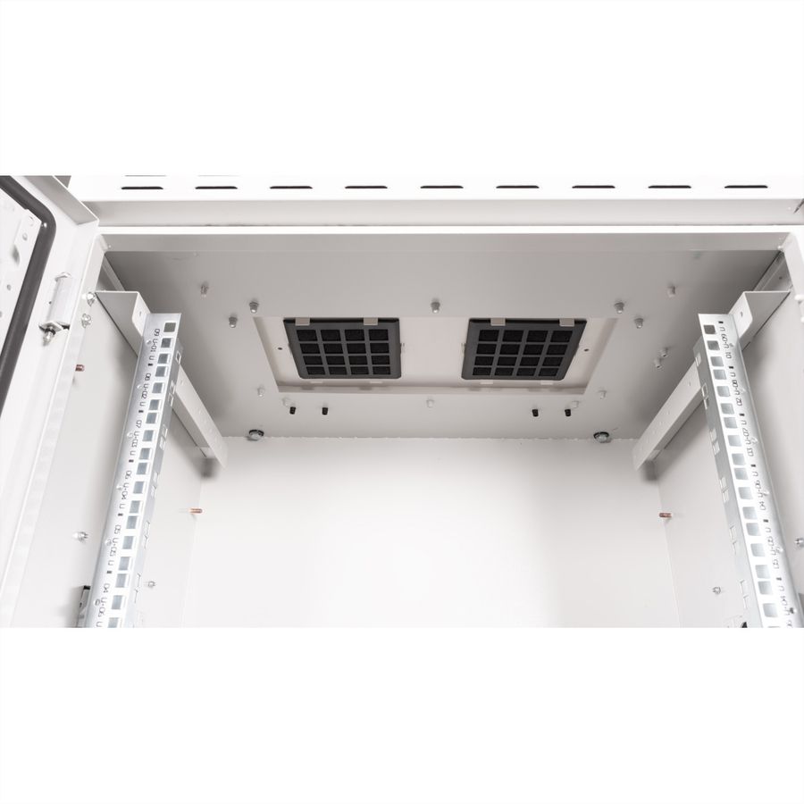 ROLINE 19-Zoll Wandgehäuse Pro 9 HE, 600x450 BxT IP55 outdoor grau