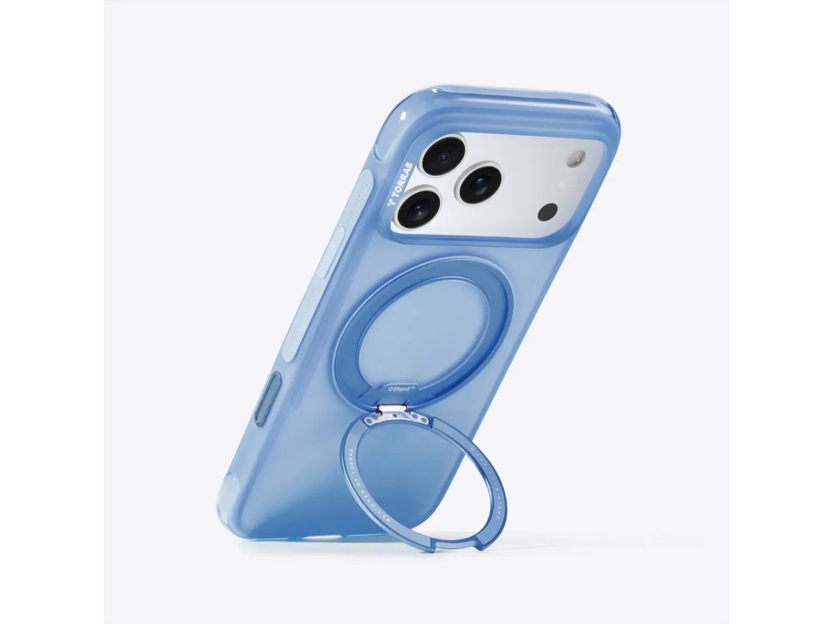 Torras Ostand O3 Air Schutzhülle, iPhone 17 pro, blau