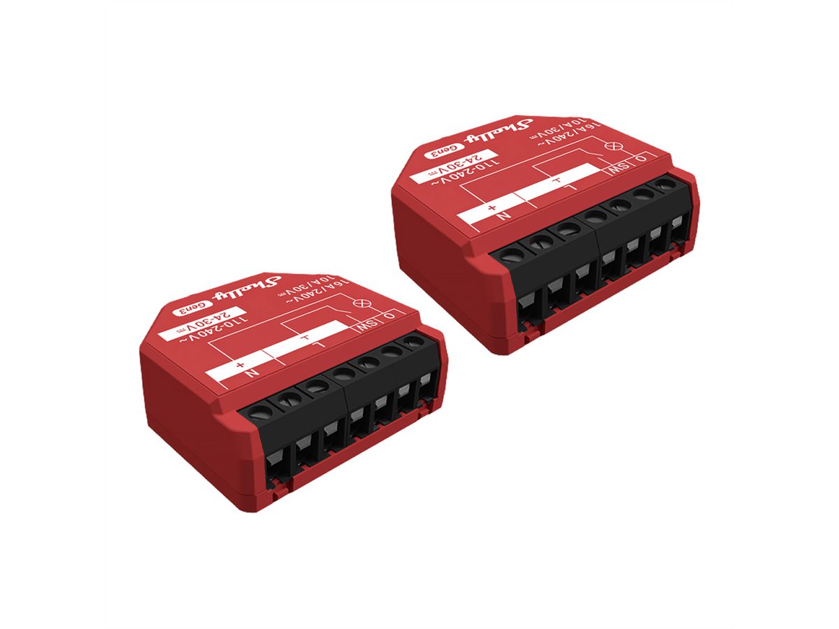 Shelly Schaltaktor 1 PM Gen3 (Dual pack)