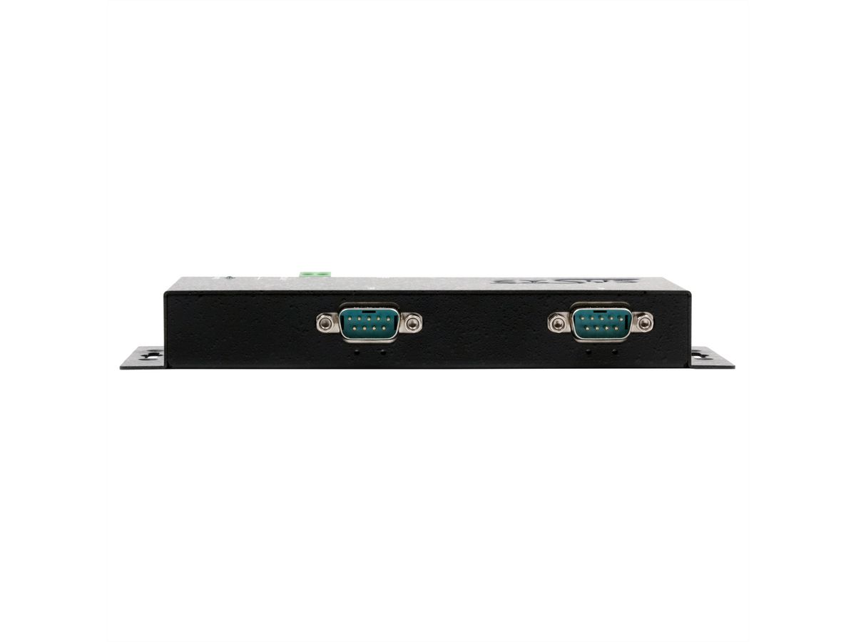 EXSYS EX-6112-2 Ethernet zu Seriell 2 x RS-232 mit 9 Pin Stecker