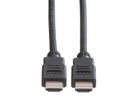 ROLINE HDMI High Speed Kabel mit Ethernet, LSOH, schwarz, 1 m