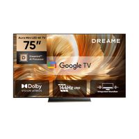 Dreame TV 75" S100, Aura Mini LED-4K QLED+, 144Hz, Cosmic Black