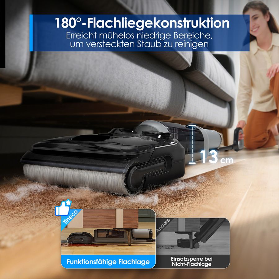 Tineco FLOOR ONE i5 Extensible Plus, Aspirateur laveur