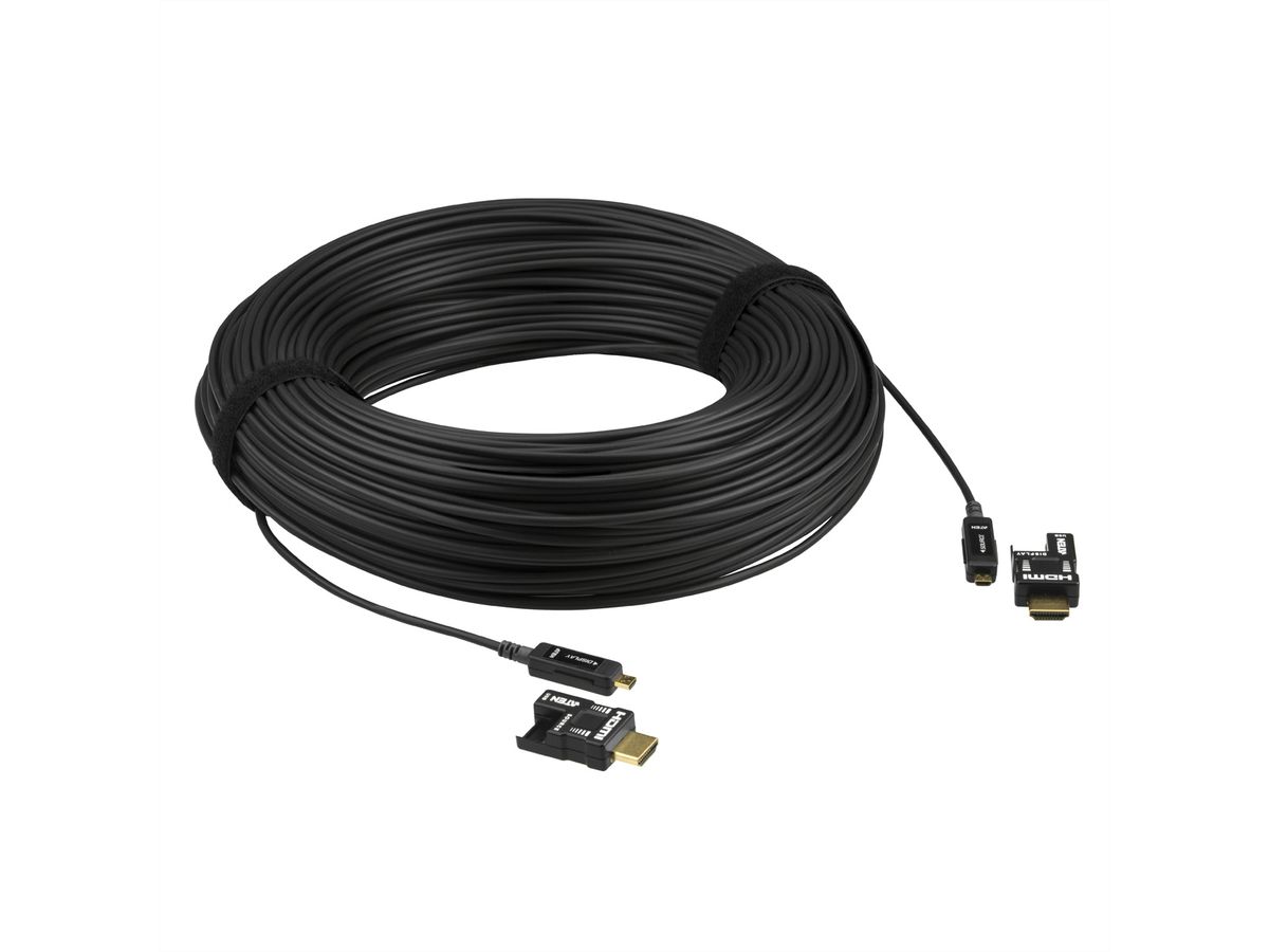 ATEN VE7835 HDMI Aktives Optisches Kabel True 4K 100m, 100 m