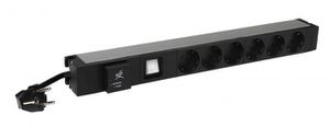 Middle Atlantic Products 6 468 36 Stromverteilereinheit (PDU) 6 AC-Ausgänge 1U Schwarz