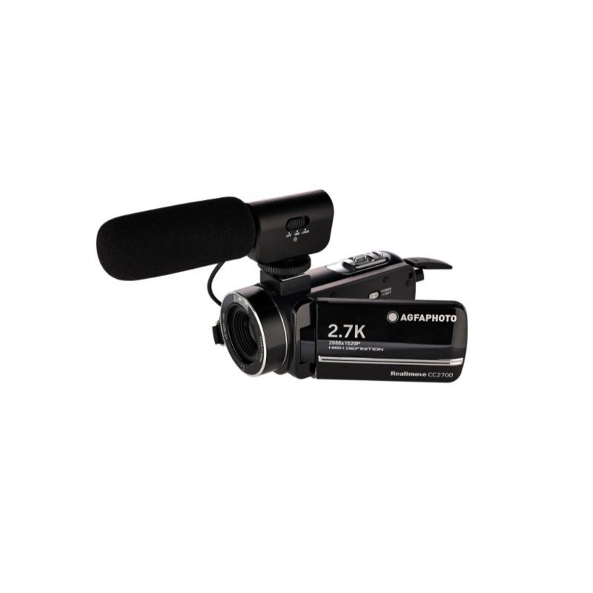 Agfa Realimove CC2700 Camcorder 2.7K, Black