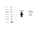 EXSYS EX-6003HMVS Device Server 4x USB 2.0, DIN-Rail-Kit, Metall-Gehäuse