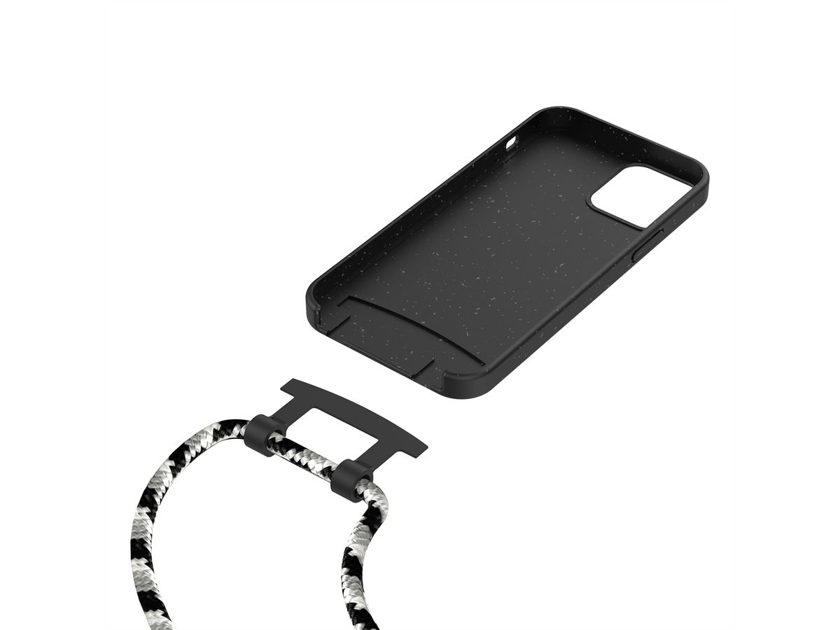 Lotta Power SoftCase Handy-Kette Organic iPhone 12/12 Pro schwarz,organic