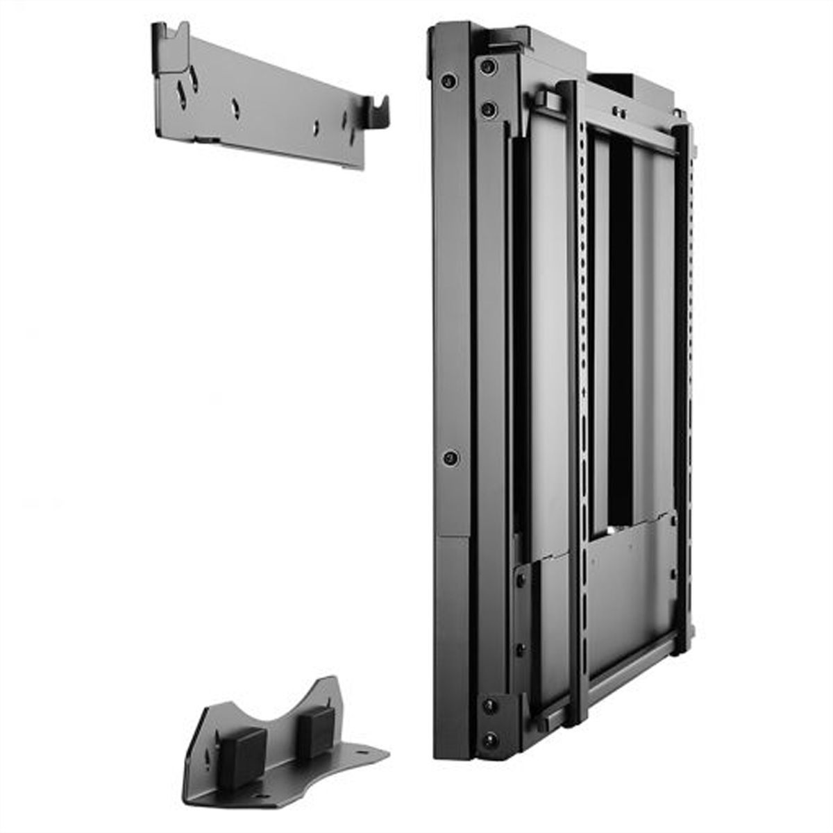 Hagor HP Counterbalanced Wall, Support mural avec réglage manuel de la hauteur, noir