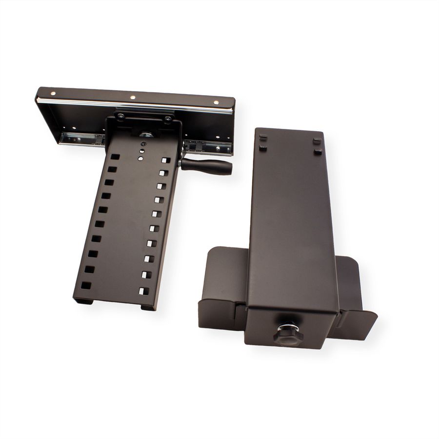 ROLINE Slim-PC-Halterung ausziehbar, drehbar, schwarz, bis 10 kg