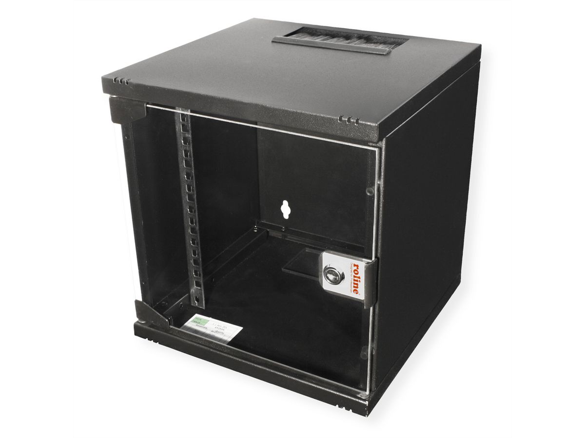 ROLINE 10" Boîtier mural 6U, 312x300 LxP  noir