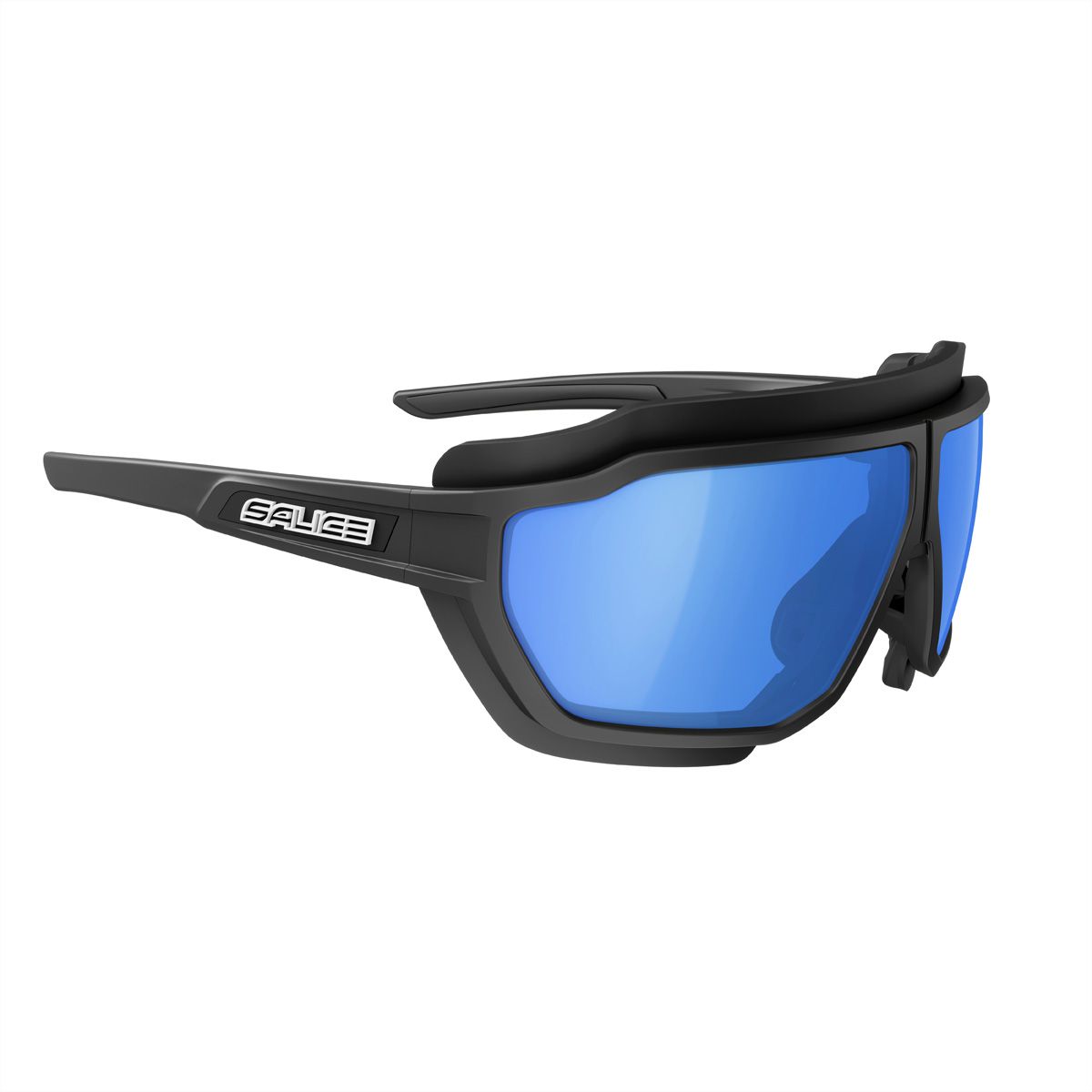 Salice Occhiali Lunettes de sports 024RW, Black / RW Blue