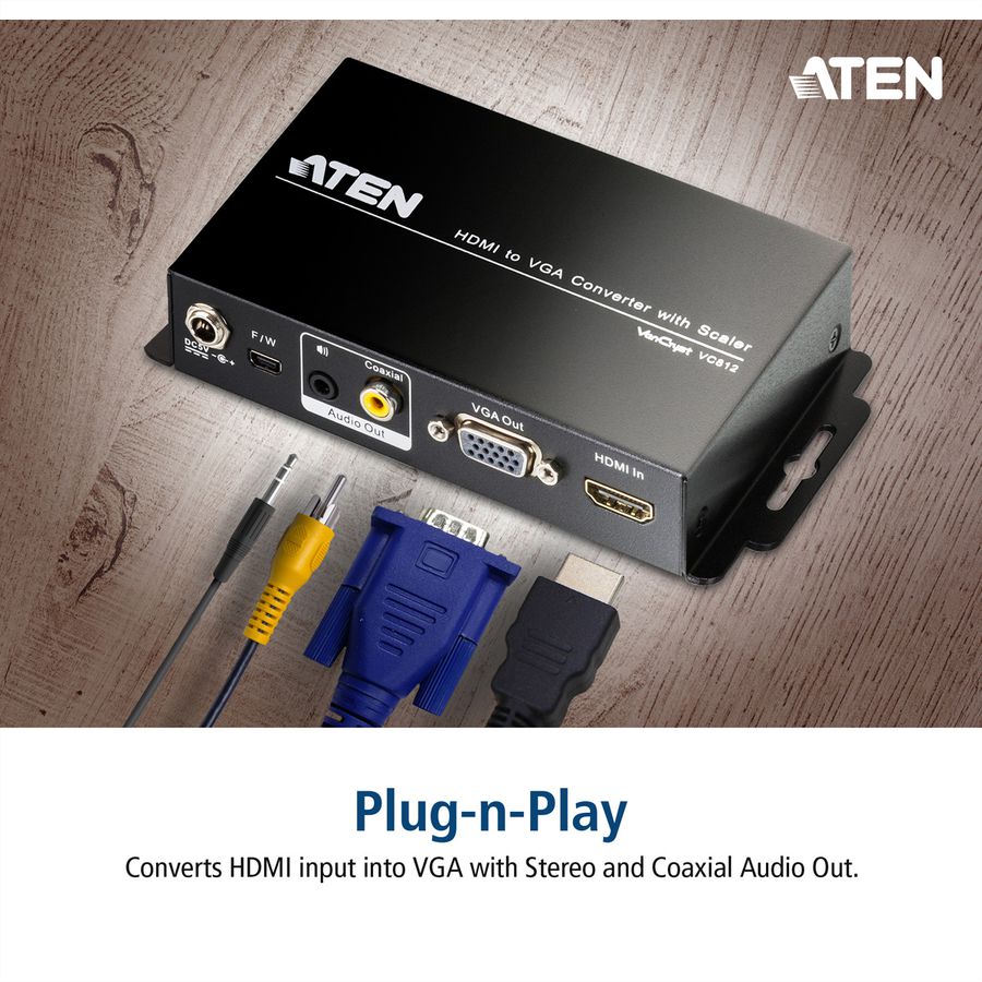 ATEN VC812 HDMI zu VGA Konverter mit Skalierfunktion