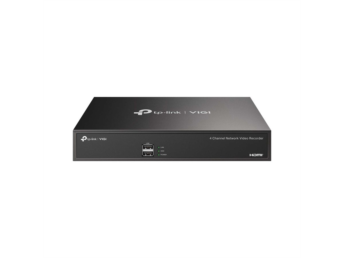 TP-Link VIGI NVR1004H NVR Netzwerk-Videorekorder 4-CH