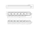 BACHMANN SELLY Bâti de prises 6x contact de protection, interrupteur, blanc, 1,5 m