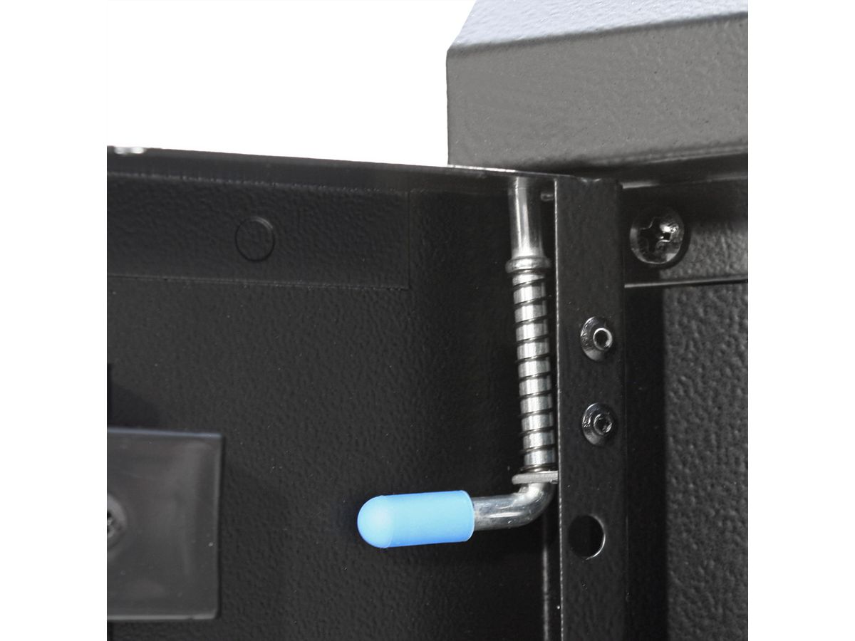 VALUE Boîtier mural 19 pouces 18U, 600 x 600 mm, noir, kit à assembler