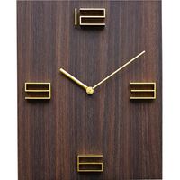 Technoline Horloge murale WT2100 marron Horloge à quartz