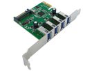 VALUE Carte PCI-Express, 4 ports USB 3.2 Gen 1