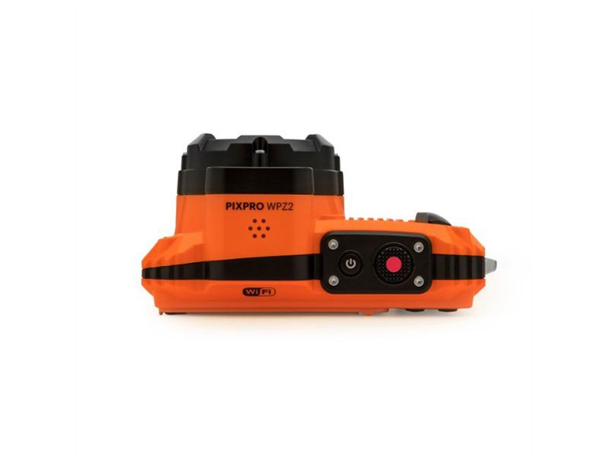 Kodak Unterwasserkamera WPZ2, orange, Zoom opt. 4x, 15m, 16MP, WiFi, Vidéo HD