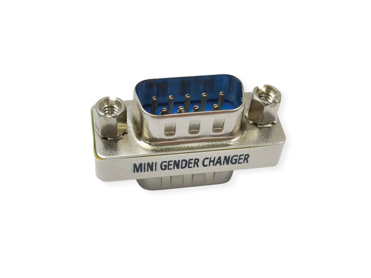VALUE Mini Gender Changer, 9pol. Stecker-Stecker