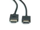 ROLINE 4K HDMI Ultra HD Kabel mit Ethernet, aktiv, ST/ST, schwarz, 5 m