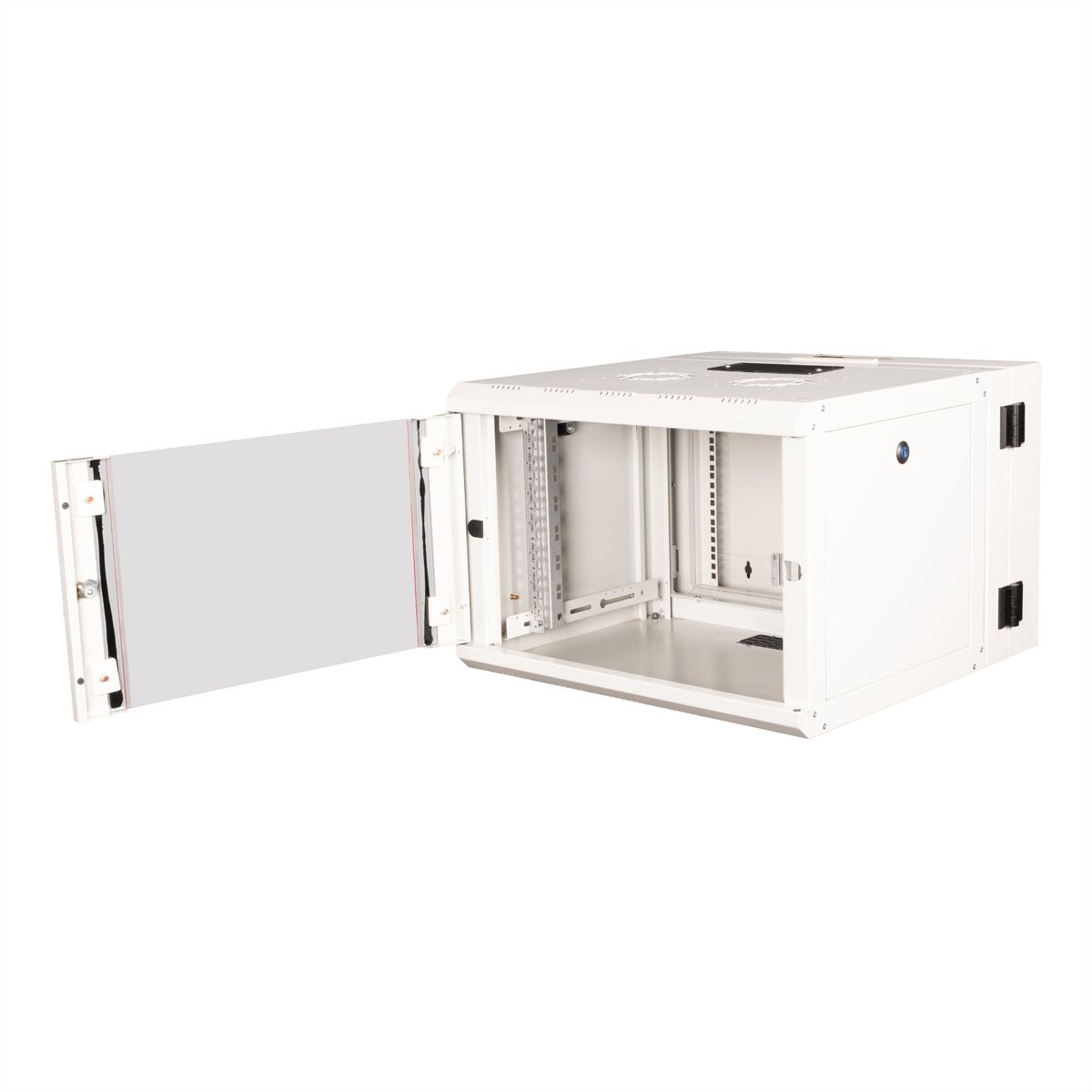 ROLINE 19-Zoll Wandgehäuse Pro 7 HE, 600x600 BxT zweiteilig schwenkbar grau