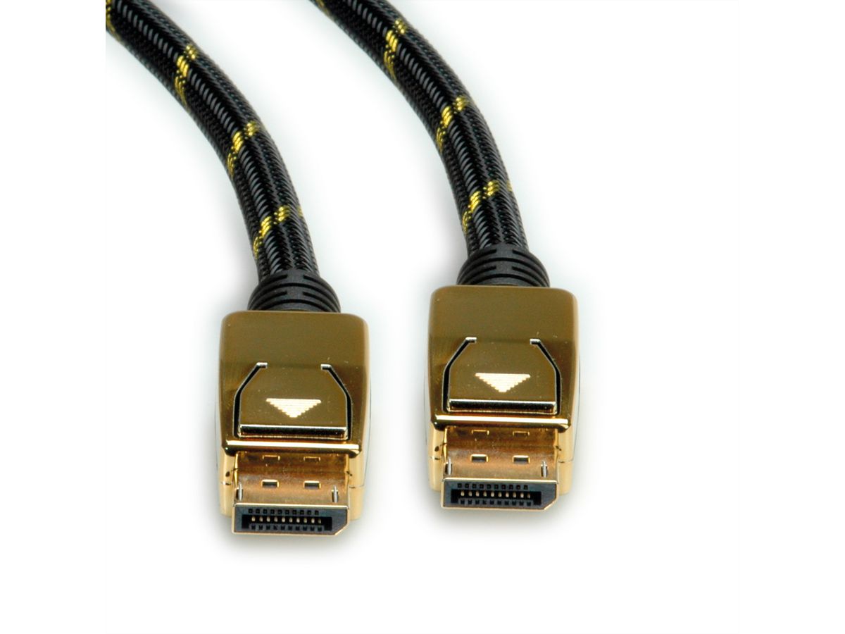 ROLINE GOLD Câble DisplayPort DP M - DP M, 10 m