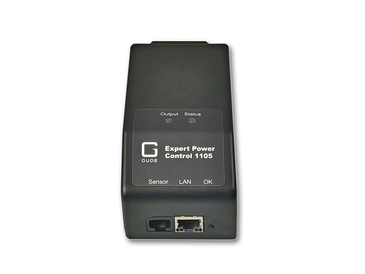 GUDE 11052 EPC NET IP-Fernschaltsteckdose, IEC-Anschluss, Sensorport, Messung