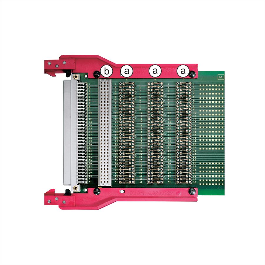 Adaptateur d'essai SCHROFF Type C, C96, 3 U, 220 mm, 4L, U/I