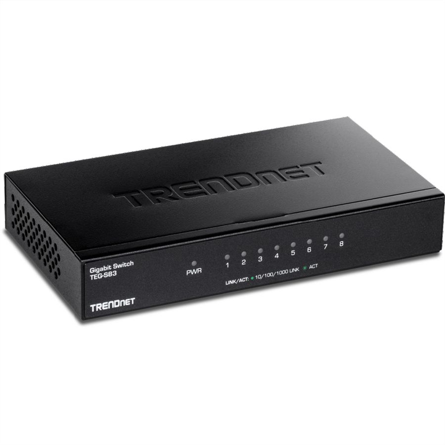 TRENDnet TEG-S83 Switch de bureau Gigabit à 8 ports