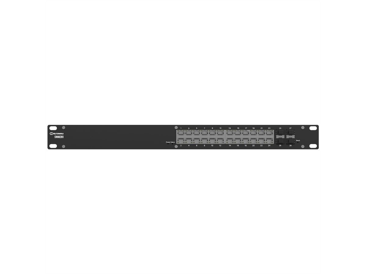 TELTONIKA SWM281 Gigabit Ethernet Managed Switch, 24 Ports
