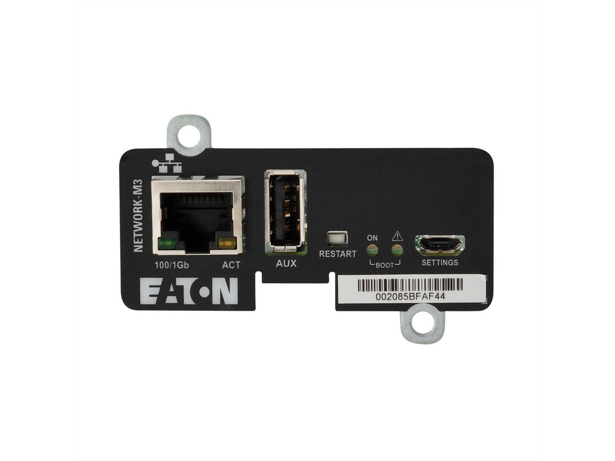 EATON Network-M3 SNMP Gigabit Karte zu EATON USV Anlagen inkl. EMPDT1H1C2 Gen 2 Sensor