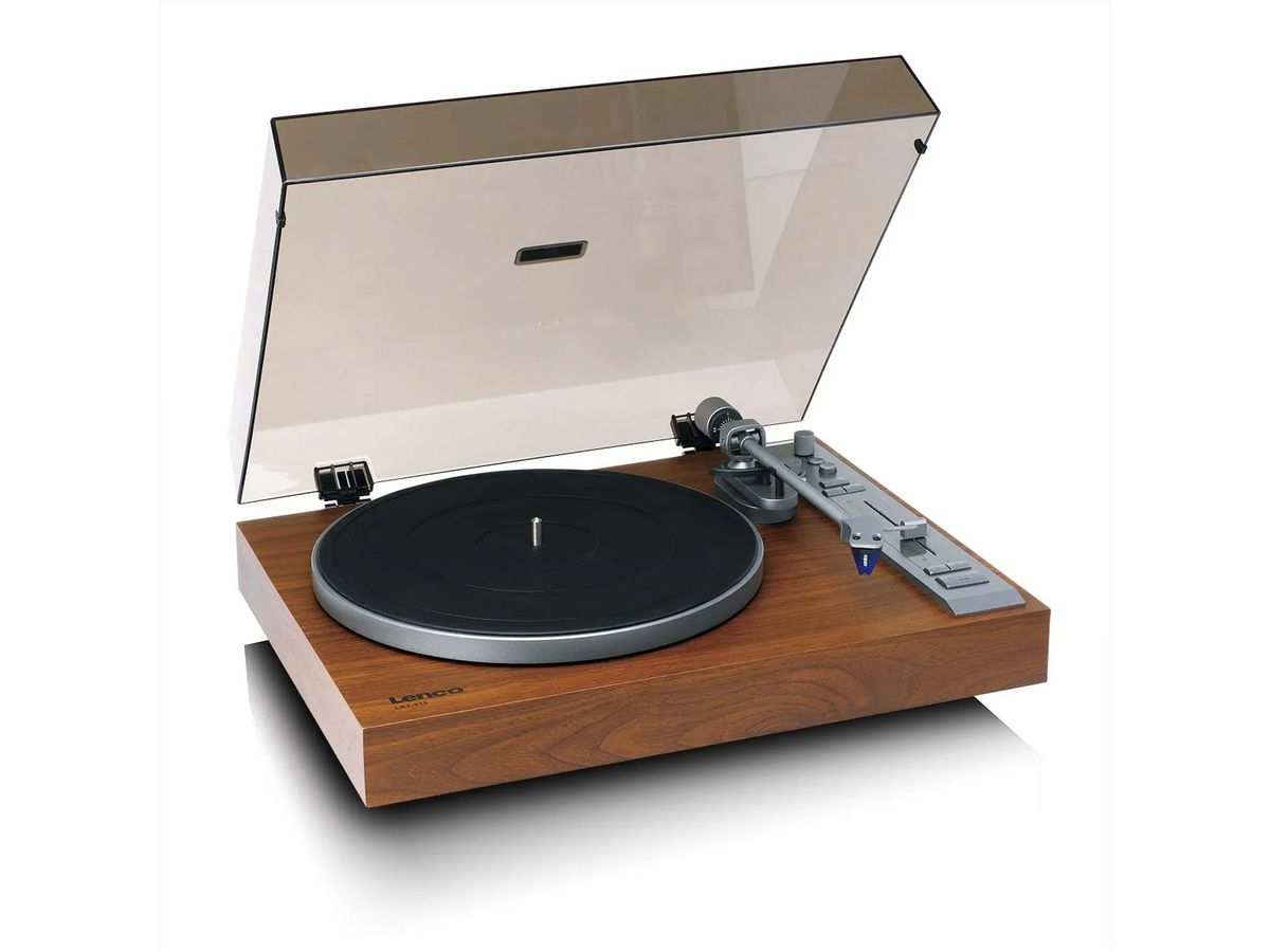 Lenco Plattenspieler LBT-515WD, Holz, BT, inkl. Ortofon 2M Blue