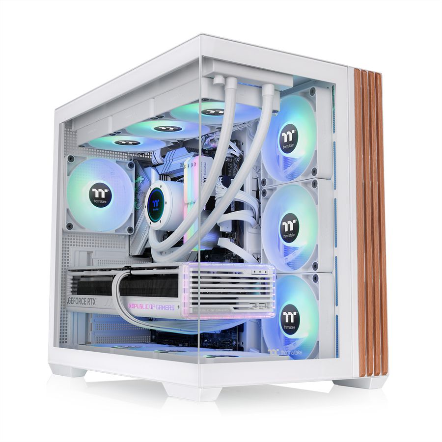 Thermaltake View 380 WS ARGB Mid Tower Gehäuse, Weiss