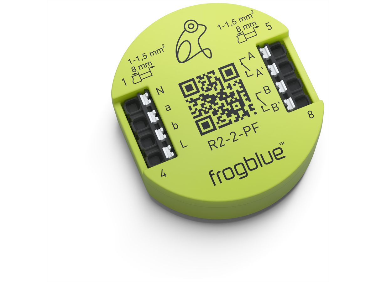 frogblue, frogRelay2-2-PF, interrupteur de relais à 2 canaux