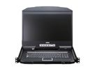 ATEN CL3716iNW D 16-Port USB HDMI LCD KVM Konsole, DE-Layout