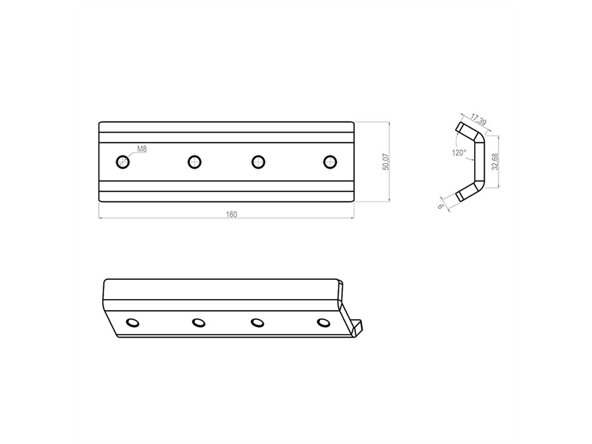 Hagor Rohrverbinder CPS - pole connector, schwarz