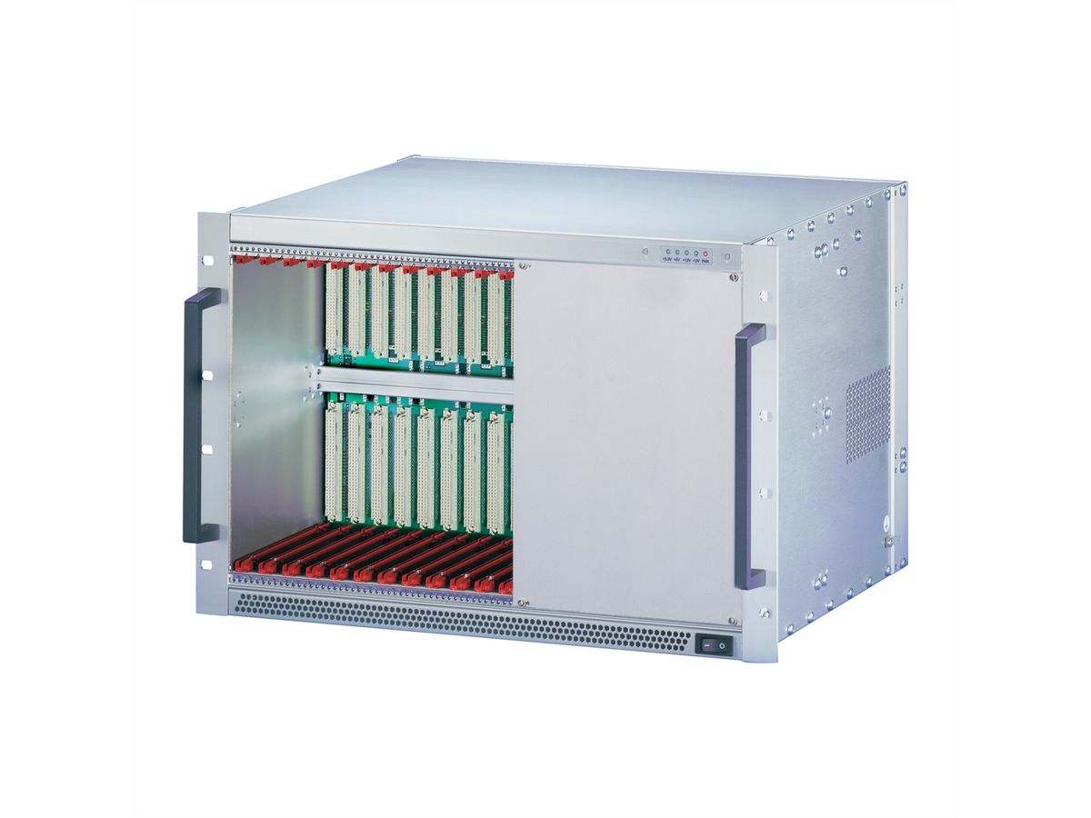Système VMEbus SCHROFF, 7 U, 12 slots, pour modules de transition, Open Frame PSU