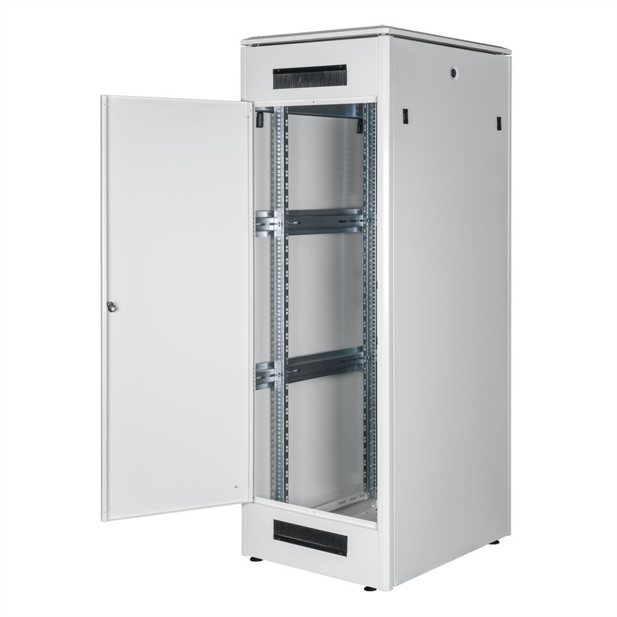 ROLINE 19-Zoll Netzwerkschrank Pro 36 HE, 600x800 BxT Glastür grau