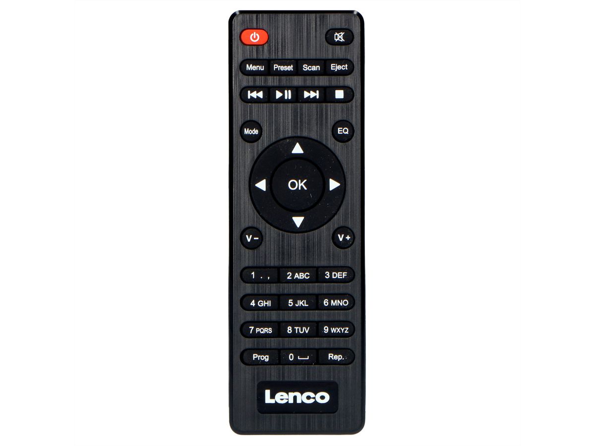 Lenco DAB+ Radio PDR-036WH, noir