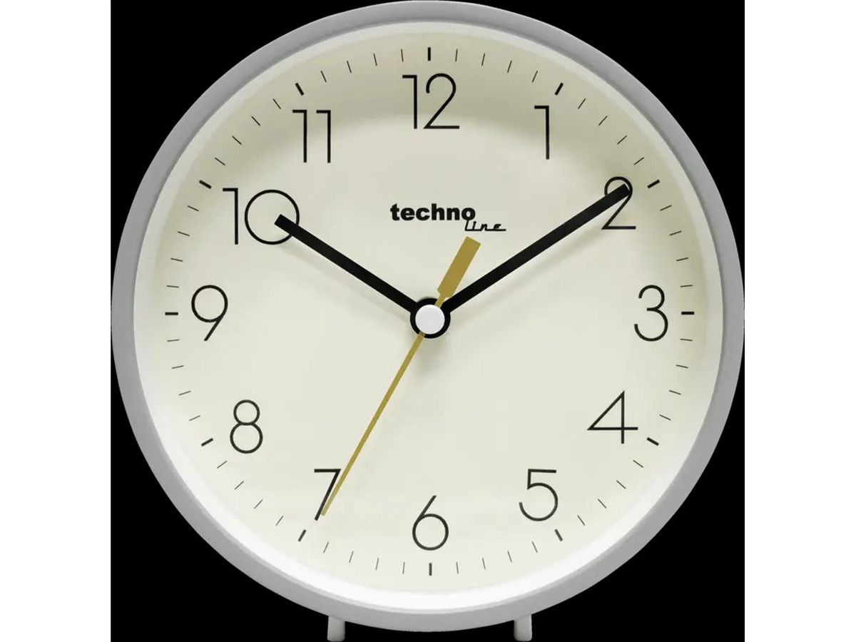 Réveil analogique Technoline modèle H gris