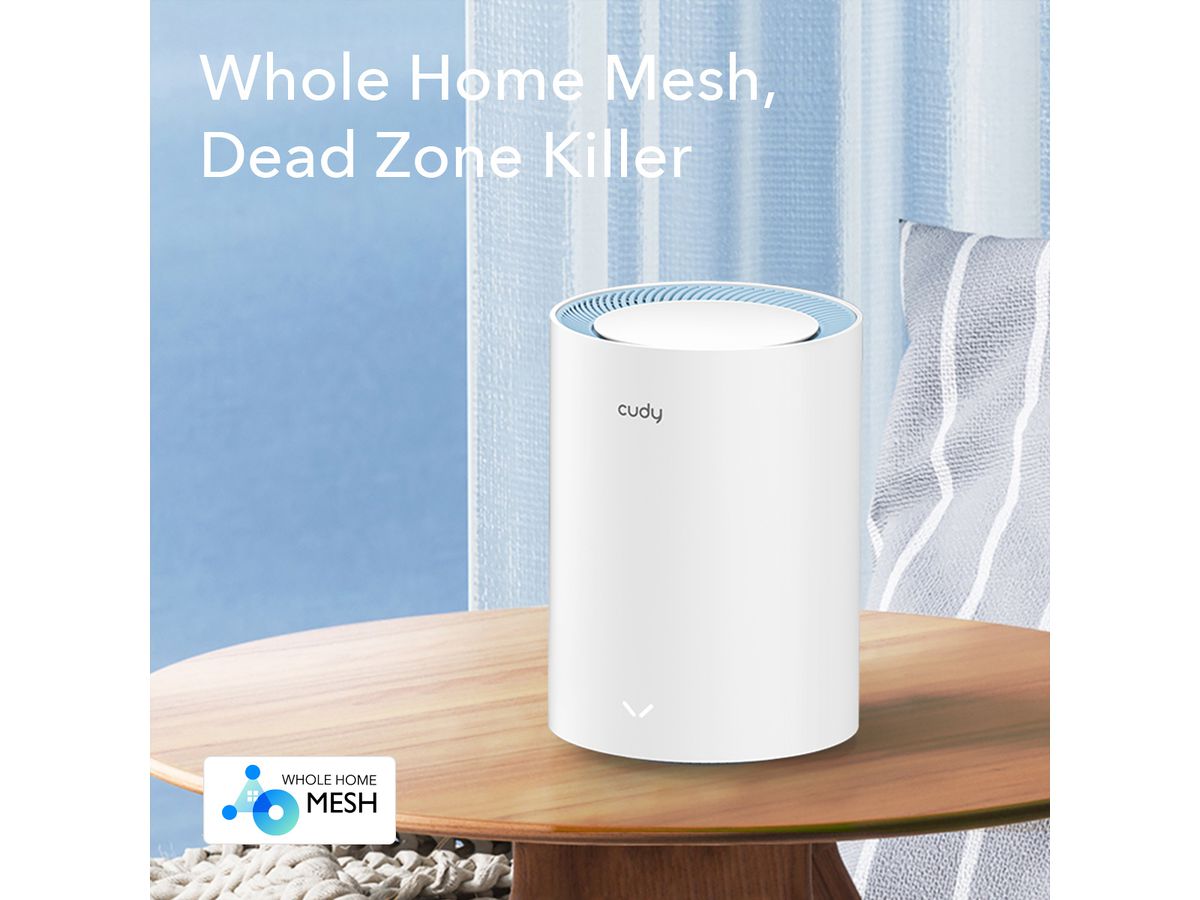 CUDY M1200 AC1200 Wi-Fi Mesh Solution 1er-Pack