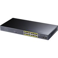 CUDY GS1020PS2 Switch 16 ports Gigabit PoE+, 2 ports Gigabit SFP 200W