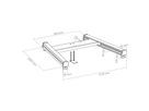 **DEMO**Hagor Plaque de sol CPS - Freestanding Leveling Feet, noir