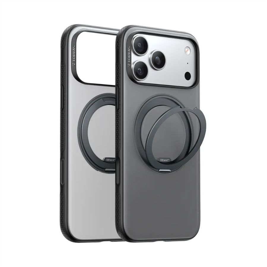 Torras Ostand R Fitness Schutzhülle, iPhone 17 Pro, MagSafe, schwarz