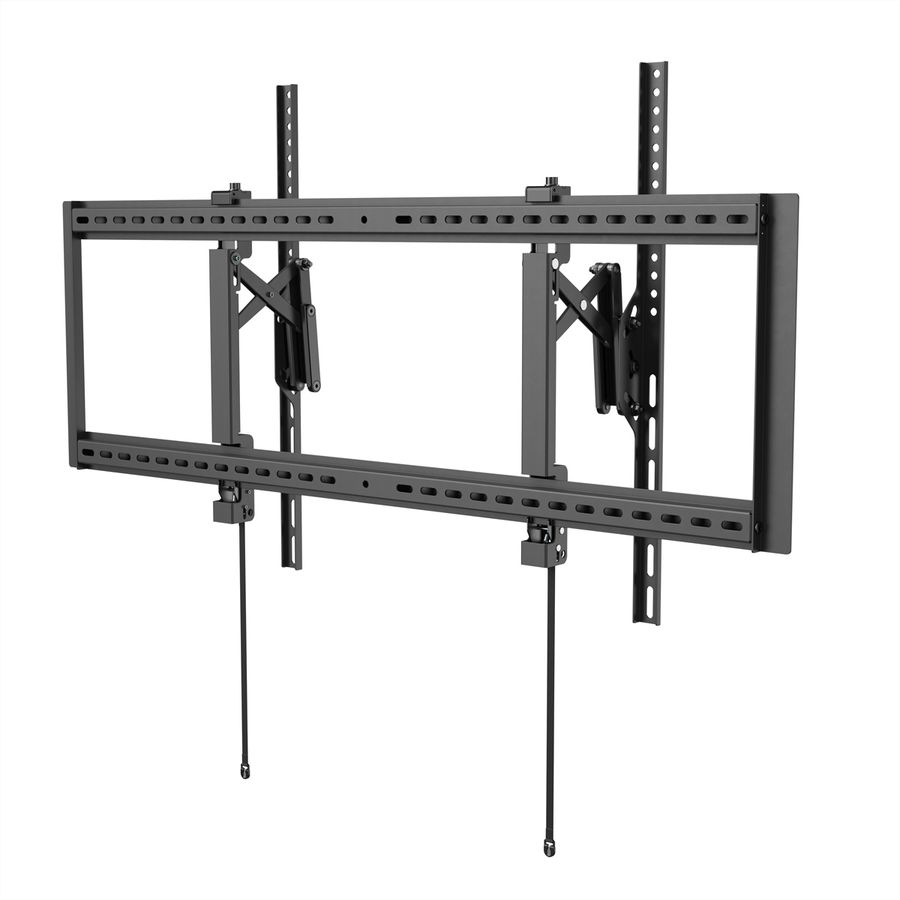 VALUE  Support mural TV, très résistant, télescopique, inclinable, fixe, <80 kg, <266,7cm (105"), 1000 x 600