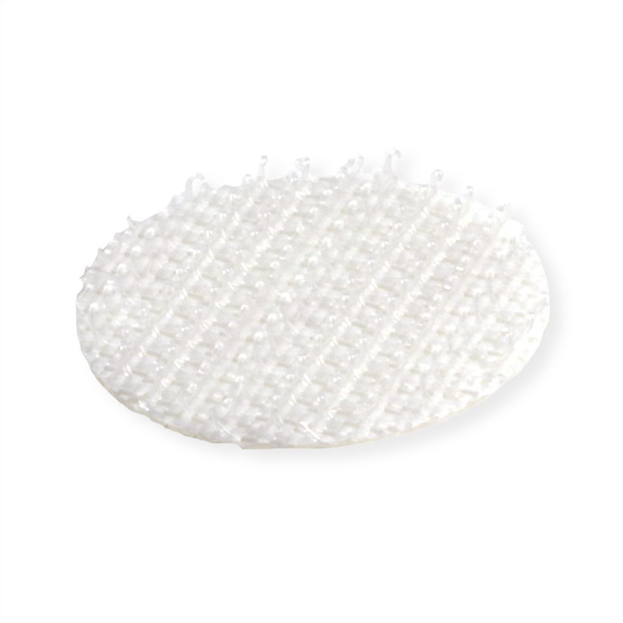 VELCRO® Boutons ronds 19mm x 125 blancs, crochets autocollants