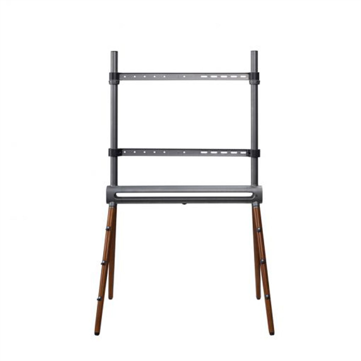 Hagor Système de stand Elia Studio Shine Wood, système de stand autonome, noir/gris