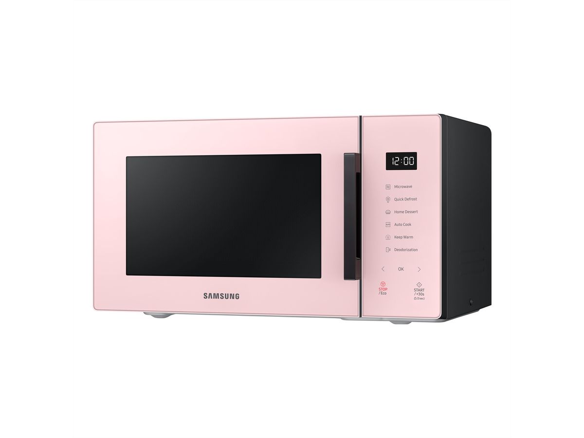 Samsung Mikrowelle Bespoke, Clean Pink, 23l, 800W, MS23T5018AC